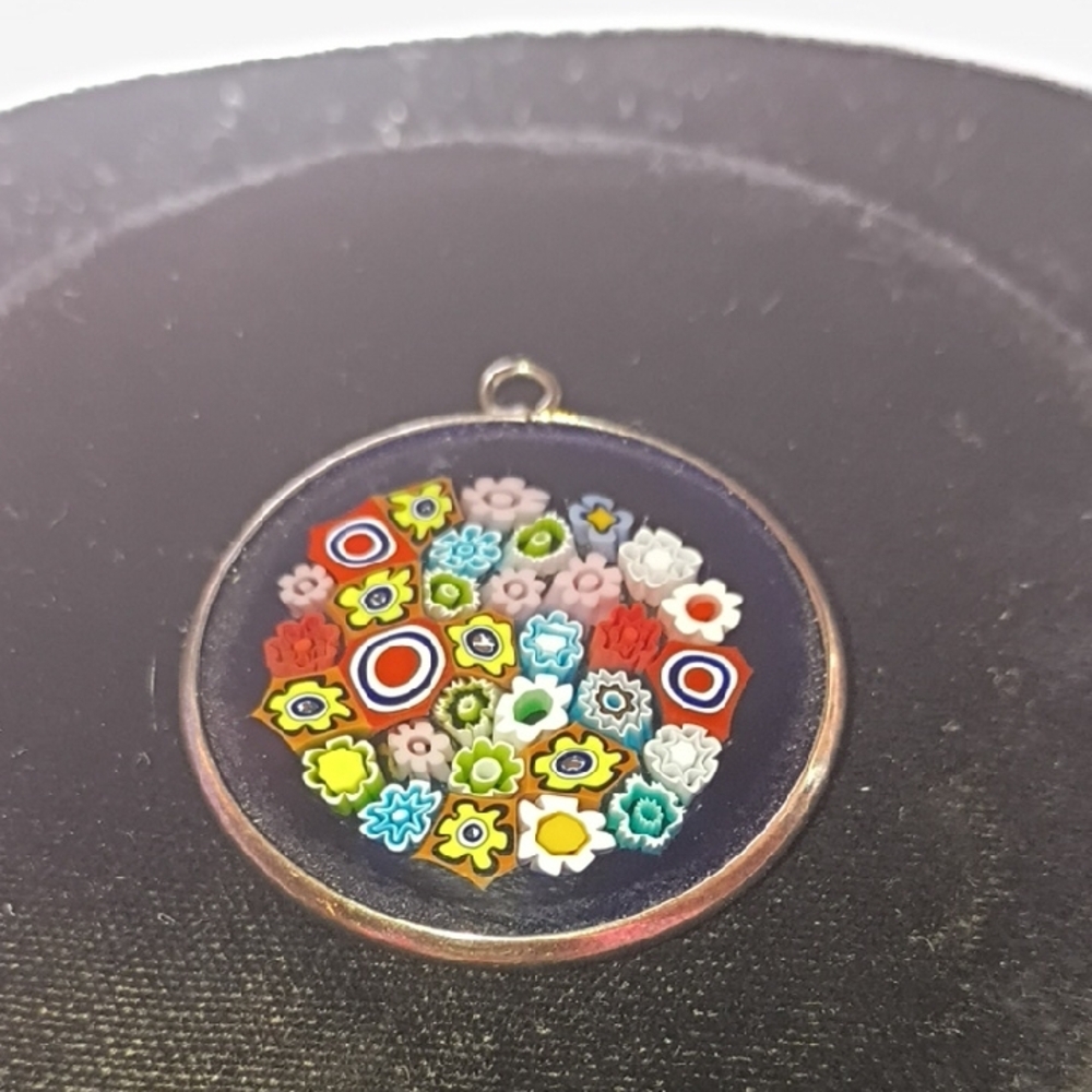 Colorful Floral Pendant Glass Pendant